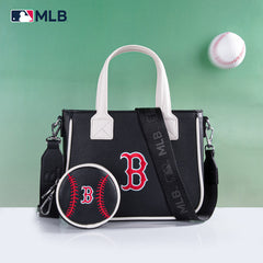 MLB Boston Red Sox Team Tote/Crossbody with Baseball Coin Pouch