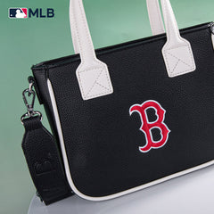 MLB Boston Red Sox Team Tote/Crossbody with Baseball Coin Pouch