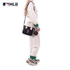 MLB Boston Red Sox Team Tote/Crossbody with Baseball Coin Pouch