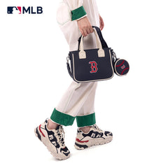 MLB Boston Red Sox Team Tote/Crossbody with Baseball Coin Pouch