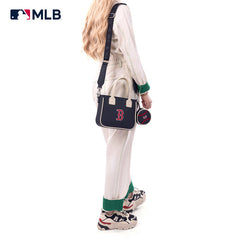 MLB Boston Red Sox Team Tote/Crossbody with Baseball Coin Pouch