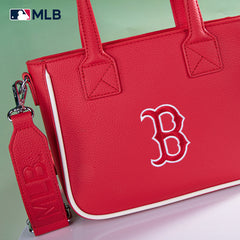 MLB Boston Red Sox Team Tote/Crossbody with Baseball Coin Pouch