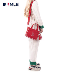 MLB Boston Red Sox Team Tote/Crossbody with Baseball Coin Pouch