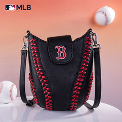 MLB Boston Red Sox Leather Crossbody Bag