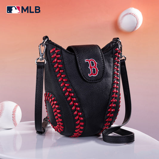 MLB Boston Red Sox Leather Crossbody Bag