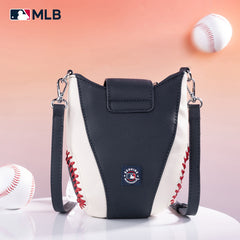 MLB Boston Red Sox Leather Crossbody Bag