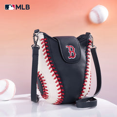 MLB Boston Red Sox Leather Crossbody Bag