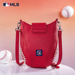 MLB Boston Red Sox Leather Crossbody Bag