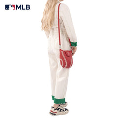 MLB Boston Red Sox Leather Crossbody Bag