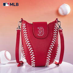 MLB Boston Red Sox Leather Crossbody Bag