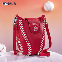 MLB Boston Red Sox Leather Crossbody Bag