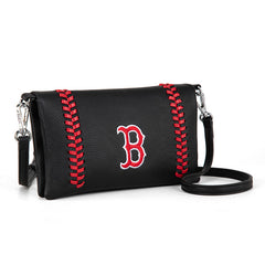 MLB Boston Red Sox Leather Crossbody Purse