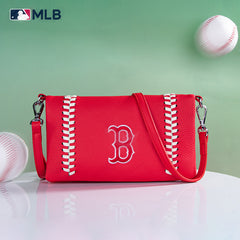 MLB Boston Red Sox Leather Crossbody Purse