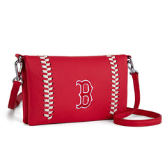 MLB Boston Red Sox Leather Crossbody Purse