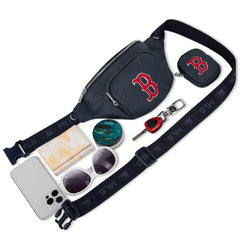 MLB Boston Red Sox Fanny Pack/Chest Bag/Belt Bag-Navy