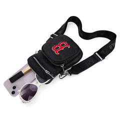 MLB Boston Red Sox Crossbody Bag-Black