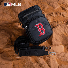 MLB Boston Red Sox Crossbody Bag-Black