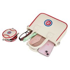 MLB Chicago Cubs Team Tote/Crossbody with Baseball Coin Pouch