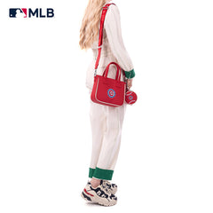 MLB Chicago Cubs Team Tote/Crossbody with Baseball Coin Pouch