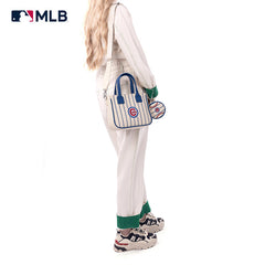 MLB Chicago Cubs Team Tote/Crossbody with Baseball Coin Pouch