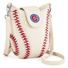 MLB Chicago Cubs Leather Crossbody Bag