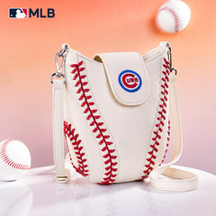 MLB Chicago Cubs Leather Crossbody Bag