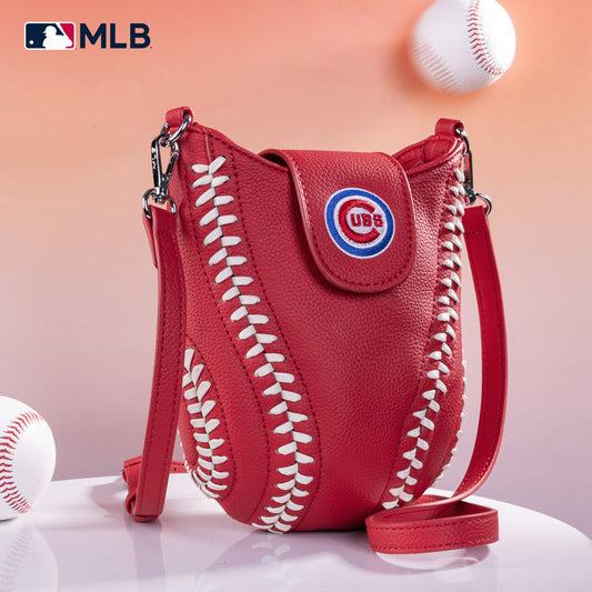 MLB Chicago Cubs Leather Crossbody Bag