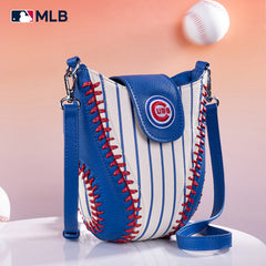 MLB Chicago Cubs Leather Crossbody Bag