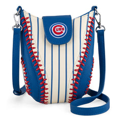 MLB Chicago Cubs Leather Crossbody Bag