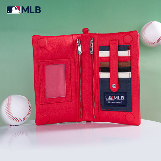 MLB Chicago Cubs Leather Crossbody Purse