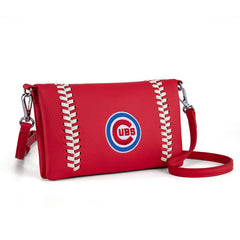 MLB Chicago Cubs Leather Crossbody Purse