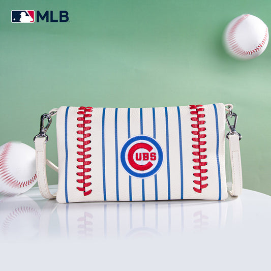 MLB Chicago Cubs Leather Crossbody Purse