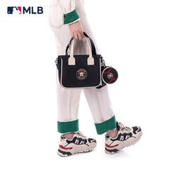 MLB Houston Astros Team Tote/Crossbody with Baseball Coin Pouch