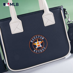 MLB Houston Astros Team Tote/Crossbody with Baseball Coin Pouch