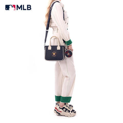 MLB Houston Astros Team Tote/Crossbody with Baseball Coin Pouch