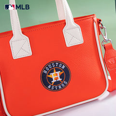 MLB Houston Astros Team Tote/Crossbody with Baseball Coin Pouch