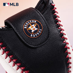 MLB Houston Astros Leather Crossbody Bag