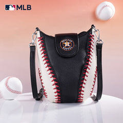 MLB Houston Astros Leather Crossbody Bag