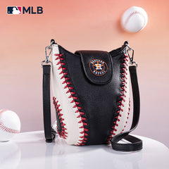 MLB Houston Astros Leather Crossbody Bag