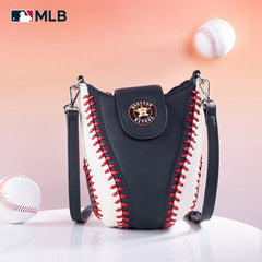 MLB Houston Astros Leather Crossbody Bag