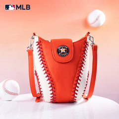 MLB Houston Astros Leather Crossbody Bag