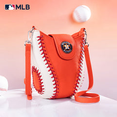 MLB Houston Astros Leather Crossbody Bag