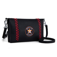 MLB Houston Astros Leather Leather Crossbody Purse