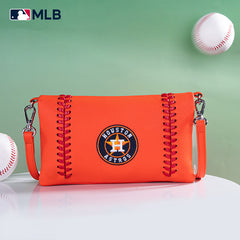 MLB Houston Astros Leather Leather Crossbody Purse