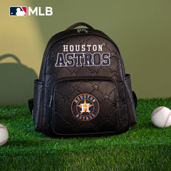 MLB Houston Astros Sports Baseball Backpack-Black