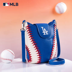 MLB Los Angeles Dodgers Leather Crossbody Bag