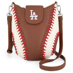 MLB Los Angeles Dodgers Leather Crossbody Bag