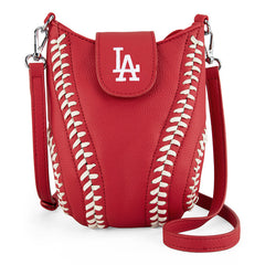 MLB Los Angeles Dodgers Leather Crossbody Bag