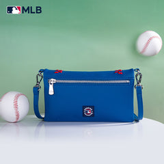 MLB Los Angeles Dodgers Leather Crossbody Purse