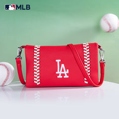 MLB Los Angeles Dodgers Leather Crossbody Purse